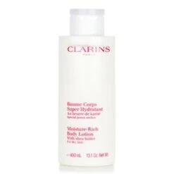 Clarins Moisture-Rich Body Lotion With Shea Butter - For Dry Skin (Super Size Limited Edition) 400ml/14oz