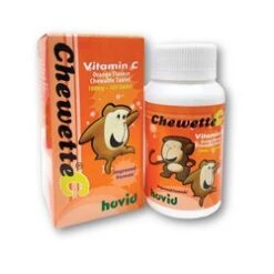 Hovid Chewette C Vitamin C Tablets (Orange Flavor) Fixed Size