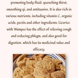 Health Lab Organic Dried Licorice & Wampee Fruit (50g) | Smoothing Qi, Appetizing, Relieving Cough & Phlegm Fixed Size 7 Health Lab Organic Dried Licorice & Wampee Fruit (50g) | Smoothing Qi, Appetizing, Relieving Cough & Phlegm Fixed Size - Image 5