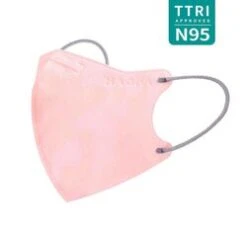 HAOFA 3D N95 Medical Mask (Taiwan N95 Specification) Pink M Size 30 Pc