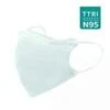 HAOFA HAOFA N95 Mask (Taiwan N95 Specification) MN Soft Light Type - Mint Blue XS Size Kid's Type Fixed Size -Personal Care Products Store 124430148105776