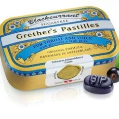 GRETHER'S Pastilles Blackcurrant Sugarfree Fixed Size
