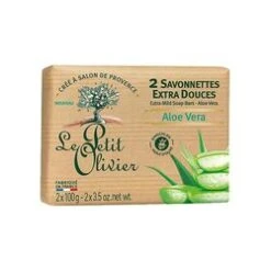 Le Petit Olivier Aloe Vera Extra Mild Soap Bars - 2 X 100g Fixed Size