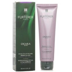 René Furterer Rene Furterer Okara Silver Silver Radiance Ritual Toning Conditioner (Gray, White Hair) 150ml/5oz 6 René Furterer Rene Furterer Okara Silver Silver Radiance Ritual Toning Conditioner (Gray, White Hair) 150ml/5oz -Personal Care Products Store 24027200044 1
