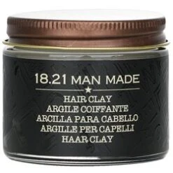 18.21 Man Made Clay - # Sweet Tobacco (Matte Finish / Medium Hold) 56.7g/2oz -Personal Care Products Store 24335880244 2