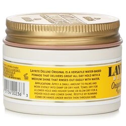 Layrite Original Pomade (Medium Hold, Medium Shine, Water Soluble) 42g/1.5oz 4 Layrite Original Pomade (Medium Hold, Medium Shine, Water Soluble) 42g/1.5oz - Image 2