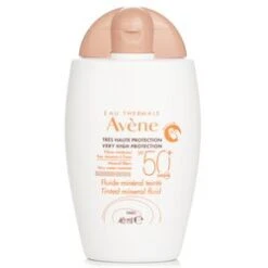 Avène Avene Very High Protection Tinted Mineral Fluid SPF 50+ - For Sensitive & Intolerant Skin 40ml/1.3oz