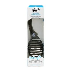 Wet Brush Shower Detangler - # Black Glitter 1pc 5 Wet Brush Shower Detangler - # Black Glitter 1pc - Image 3