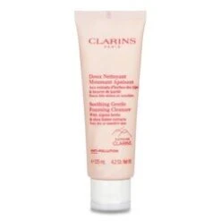 Clarins Soothing Gentle Foaming Cleanser With Alpine Herbs & Shea Butter Extracts - Very Dry Or Sensitive Skin 125ml/4.2oz
