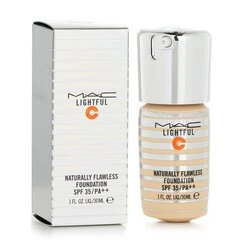 MAC Lightful C Naturally Flawless Foundation SPF 35 30ml/1oz 4 MAC Lightful C Naturally Flawless Foundation SPF 35 30ml/1oz - Image 2