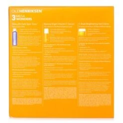 Ole Henriksen 3 Mega Wonders Set: Banana Bright Vitamin C Serum 15ml + Glow2OH Dark Spot Toner 190ml + C-Rush Brightening Gel Crème 35ml 3pcs -Personal Care Products Store 26943213014 2