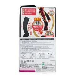 SlimWalk Compression Medical Lymphatic Open-Toe Socks, Short Type - # Black (Size: S-M) 1pair -Personal Care Products Store 27758498309 2