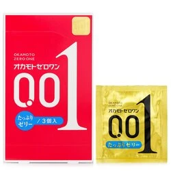 Okamoto Okamoto 0.01 Zero One Condoms (Rich Lubricant) 3pcs 3pcs/box 4 Okamoto Okamoto 0.01 Zero One Condoms (Rich Lubricant) 3pcs 3pcs/box - Image 2