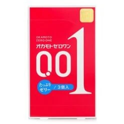 Okamoto Okamoto 0.01 Zero One Condoms (Rich Lubricant) 3pcs 3pcs/box