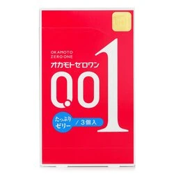 Okamoto Okamoto 0.01 Zero One Condoms (Rich Lubricant) 3pcs 3pcs/box 3 Okamoto Okamoto 0.01 Zero One Condoms (Rich Lubricant) 3pcs 3pcs/box