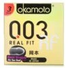 Okamoto 0.03 Real Fit Condom 3pcs 3pcs/box -Personal Care Products Store 30169399971