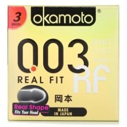 Okamoto 0.03 Real Fit Condom 3pcs 3pcs/box