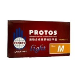 KQ Protos - Disposable Nitrile Examination Gloves -blue (M) M -Personal Care Products Store 30337807671 2
