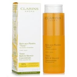 Clarins Tonic Bath & Shower Concentrate With Essential Oils 200ml/6.7oz 4 Clarins Tonic Bath & Shower Concentrate With Essential Oils 200ml/6.7oz - Image 2