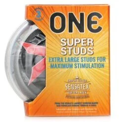 One Super Studs Condom 3pcs 3pcs/box