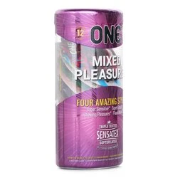 One Mixed Pleasures Condom 12pcs 12pcs/box 4 One Mixed Pleasures Condom 12pcs 12pcs/box - Image 2